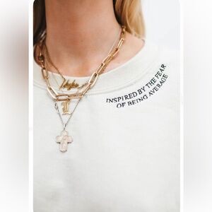 Mayfair Beige “Inspired” Quote Sweatshirt